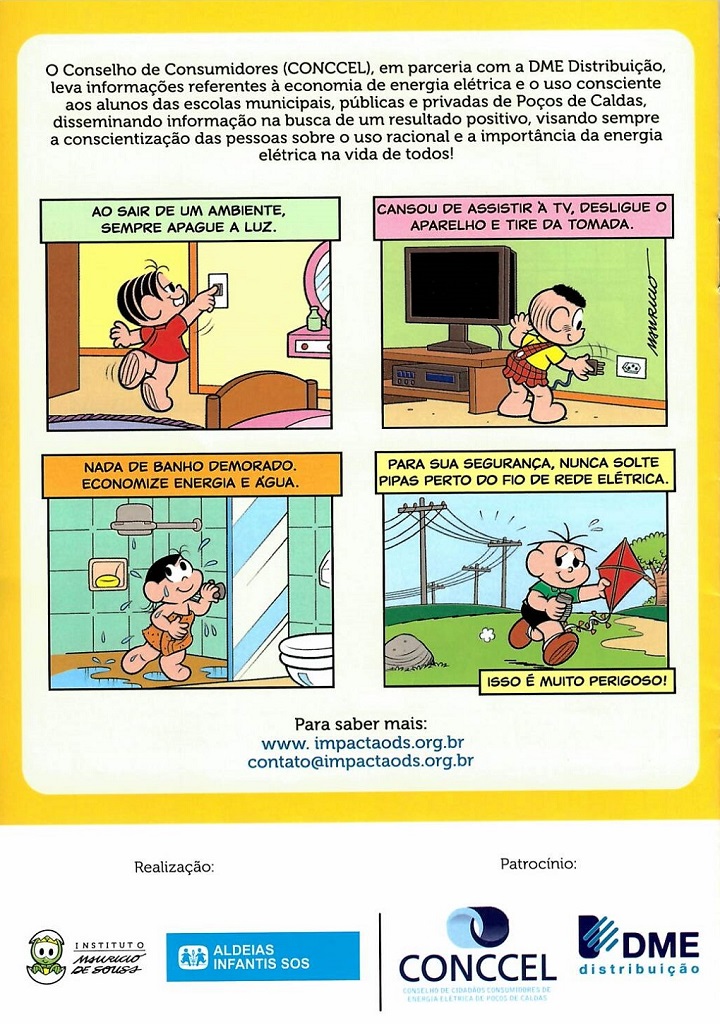 Turma da Monica - Verso